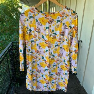 Nooworks Vittoria Daisy Floral Shift Dress XS